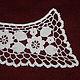 Irish crochet antique lace collar Irish crochet lace collar, vintage collar, crochet collar, collar is knitted, the collar slip
