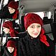 Бандана из афганского каракуля-каракульчи. Банданы. Светлана Маркова - (modist). Ярмарка Мастеров.  Фото №6