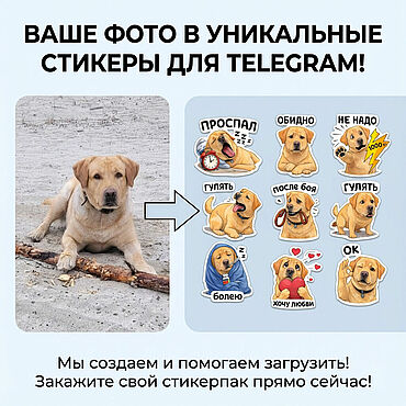 Материалы для творчества ручной работы. Ярмарка Мастеров - ручная работа Стикеры персональные по фото животные и портреты 8-10 шт. Handmade.