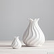 Vases "Zefir White L" ceramics. Vases. Hill & Mill. Ярмарка Мастеров.  Фото №5