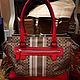 Винтаж: Сумка Coach New York Brown Signature из холста и кожи. Сумки винтажные. Chic bags. Ярмарка Мастеров.  Фото №5