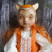 Куклы и игрушки handmade. Livemaster - original item boudoir doll: Kim Fox-sister. Handmade.