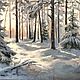  Зимний лес, Картины, Москва,  Фото №1
