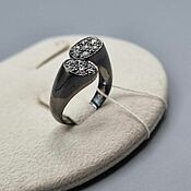 Украшения handmade. Livemaster - original item Silver ring with cubic Zirconia. Handmade.