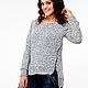Sweatshirt 'Light grey'. Jumpers. BORMALISA. My Livemaster. Фото №4