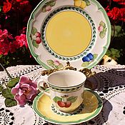 Винтаж handmade. Livemaster - original item Villeroy&Boch, French Garden.Tea troika .. Handmade.