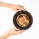 Wooden flat plate made of cedar 195 mm. T200. Plates. ART OF SIBERIA. My Livemaster. Фото №5