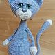 Кот вязаный крючком. Амигуруми куклы и игрушки. Фарвазетдинова Ольга OlgaCrochetToys. Ярмарка Мастеров.  Фото №4