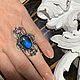 'Collection' Ring with blue Labradorite. Rings. UNIQUE-LIT. Online shopping on My Livemaster.  Фото №2