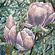 Painting Buds (pink, green beige, flowers. Pictures. Margarita Alexandrova. Online shopping on My Livemaster.  Фото №2