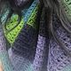 Knitted shawl ' Shades of evening forest'. Shawls. YULYA BLACKBERRY. My Livemaster. Фото №6