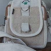 Сумки и аксессуары handmade. Livemaster - original item Lightweight cotton shoulder bag with shoulder strap. Handmade.