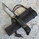 Knife 'Norwegian' 95h18 stable hornbeam, Knives, Vorsma,  Фото №1