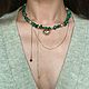 Заказать Колье “Malachite”. Só. Ярмарка Мастеров. . Колье Фото №3