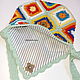 Order  Handbag knitted from grandmother's squares for a girl. Lace knitting workshop. Lidiya.. Livemaster. . Crossbody bag Фото №3