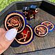 Заказать Дайсы, кубики ручной работы Fate Core Dice Set. Fantasy Minis. Ярмарка Мастеров. . Фишки и кости Фото №3