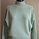 Свитер "MINT" из 100% шерсти ягненка. Свитеры. FAVORITE KNITWEAR (Наталья). Интернет-магазин Ярмарка Мастеров.  Фото №2
