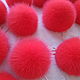 POM-poms: Red Fox. Pompons. beanie hand made for your favorite. Online shopping on My Livemaster.  Фото №2