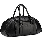 Сумки и аксессуары handmade. Livemaster - original item Leather travel sport bag 