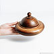 Wooden cedar sugar bowl for salt, sugar, honey. K48. Sugar Bowls. ART OF SIBERIA. My Livemaster. Фото №4