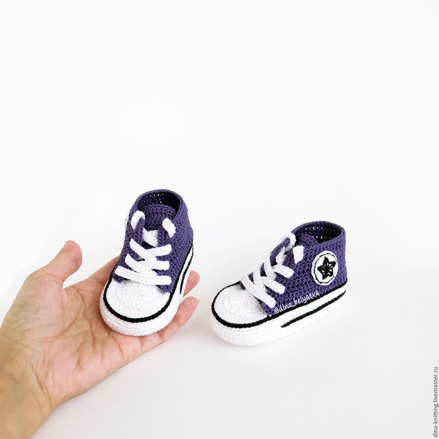 purple baby converse