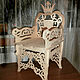 Throne big, Doll furniture, Belgorod,  Фото №1