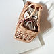 Women's wicker bag openwork beige brown basket. Classic Bag. lmillame. My Livemaster. Фото №5