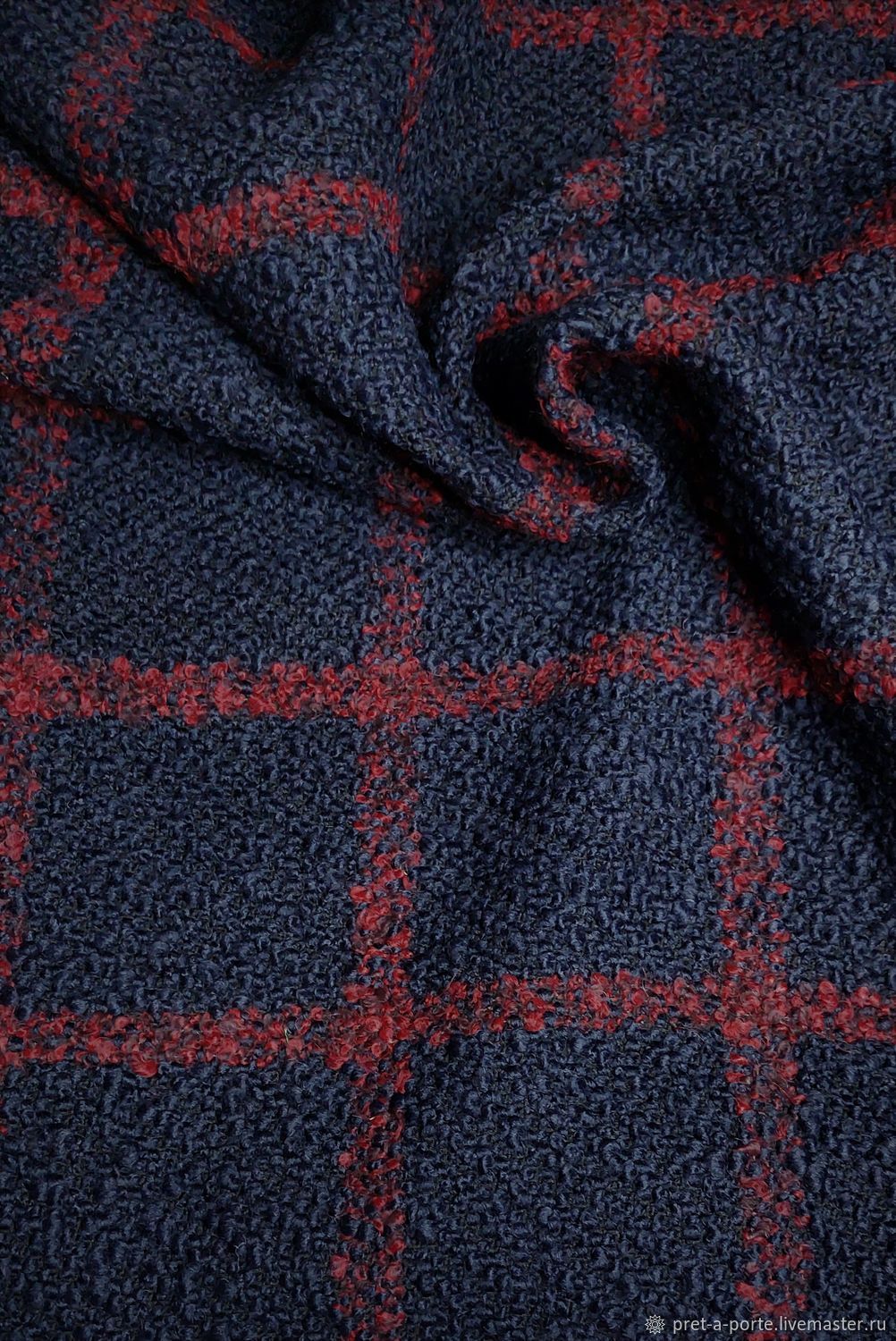 Ткань пальтовая шерсть букле (GUCCI), Италия в интернет-магазине на ...