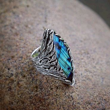 Украшения ручной работы. Ярмарка Мастеров - ручная работа Перстень "Лес". Handmade.