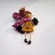 Brooch girl 'On the way home'. Brooches. ETNOMIR (ethnomir). My Livemaster. Фото №6