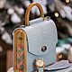 СУМКА «AURORA» LIGHT BLUE. Классическая сумка. Blackwood. Ярмарка Мастеров.  Фото №4