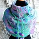 Scarf with hat Purple mint. Scarves. Designer_Emma. Online shopping on My Livemaster.  Фото №2