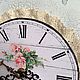Заказать Часы в стиле шебби шик. Юлия Малахова. Ярмарка Мастеров. . Часы классические Фото №3