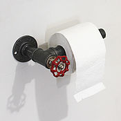 Для дома и интерьера handmade. Livemaster - original item Industrial style toilet paper holder, Loft style. Handmade.