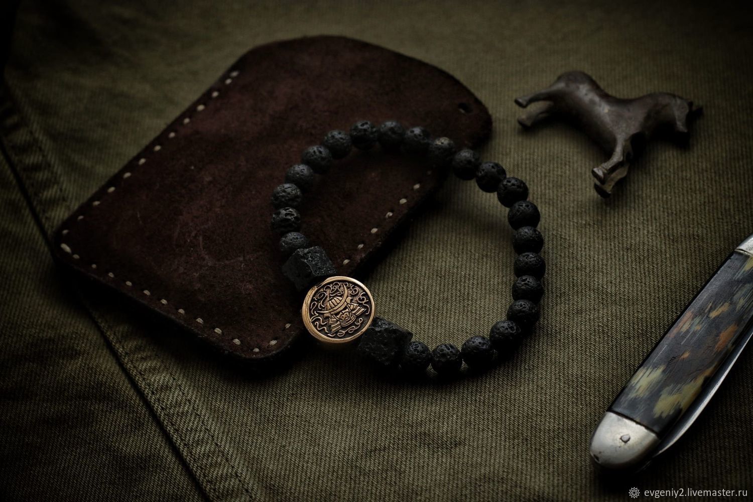 Samura bracelet made of natural stones and bronze, Bead bracelet, Volgograd,  Фото №1