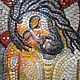  Иисус Христос "Царь Славы". Иконы. Ольга (mosaic-icon). Интернет-магазин Ярмарка Мастеров.  Фото №2