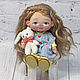 Dolls and dolls: textile doll Bunny. Dolls. Dolltime 14. My Livemaster. Фото №6