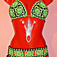 Swimsuit and beach skirt 'SAFARI'. Swimwear. NATI. Online shopping on My Livemaster.  Фото №2