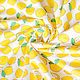 Детское плюшевое одеяло в коляску или в кроватку "Лимоны", Текстиль, Санкт-Петербург,  Фото №1