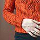 Red Knitted Women's jumper, cashmere pullover with Mohair. Jumpers. Dobryy_vyaz. My Livemaster. Фото №6