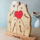 Деревянные фигурки Семья медведей. Статуэтки. Wooden Owl I Мастерская изделий. Ярмарка Мастеров.  Фото №4