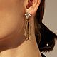 Серьги «VIVIENNE». Серьги классические. Bellezza Vintage by Pochuta. Ярмарка Мастеров.  Фото №4