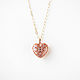 Heart pendant with cubic zirconia, heart pendant, opening pendant. Pendant. Irina Moro. My Livemaster. Фото №4
