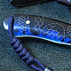 Order The handmade knife 'Blue Racer'. zlathunter. Livemaster. . Knives Фото №3