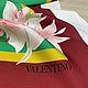 Заказать Шёлковый платок от VALENTIN0, подписной, Италия, оригинал. Ткани ОТ- КУТЮР. Ярмарка Мастеров. . Ткани Фото №3