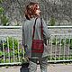 Order  Women's burgundy leather handbag Carmen Mod C86-982. Natalia Kalinovskaya. Livemaster. . Crossbody bag Фото №3