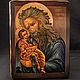 Wooden icon ' Saint Simeon the God-Receiver', Icons, Simferopol,  Фото №1