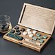 Gift set of stones for whiskey 'ELEGANT mix', Gift Boxes, Samara,  Фото №1