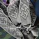 Rotifer Belt, Fern Flower and Spiritual Power white-gray. Belts and ribbons. ЛЕЙЛИКА - пояса и очелья для всей семьи. Online shopping on My Livemaster.  Фото №2
