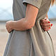 Asymmetrical plaid dress, cotton Dress - DR0169CT. Dresses. EUG fashion. Online shopping on My Livemaster.  Фото №2